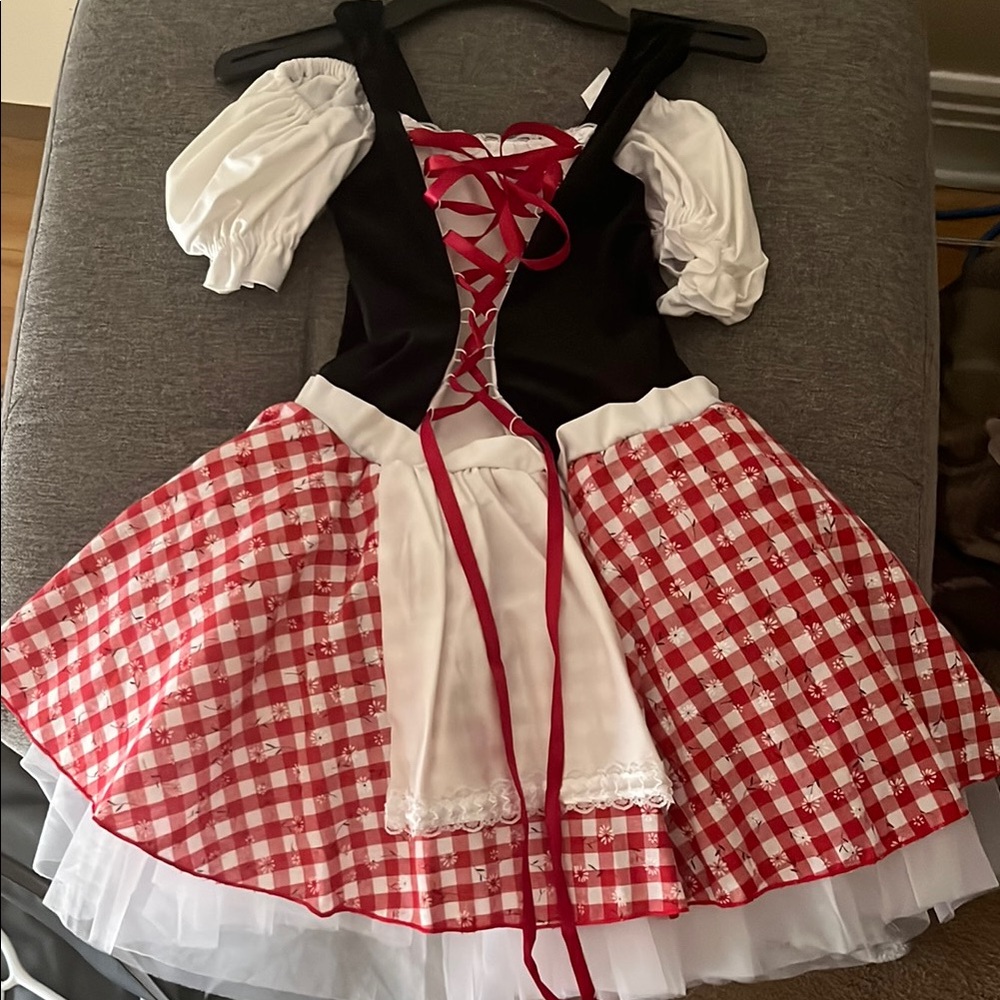 Revolution Little Red Ridding Hood Dance Costume Girls Size XL